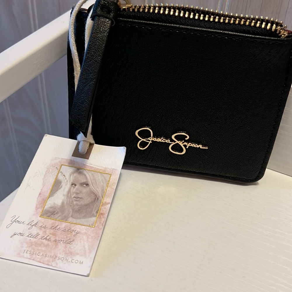 Jessica Simpson Snake skin snap wallet NWT - Picture 4 of 4
